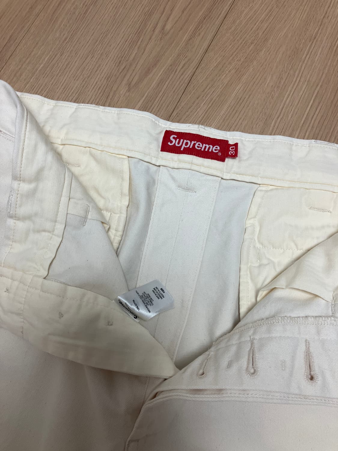 슈프림 핀업걸 치노 크림 컬러 30사이즈 상품이미지2