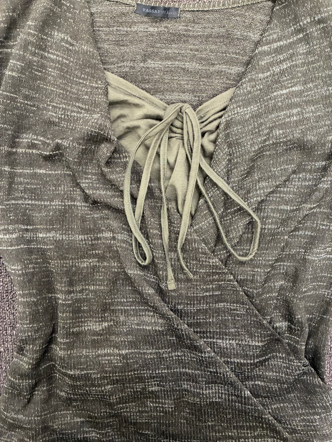 LL)Japanese vintage 여성 레이어드 숏 슬리브 상품이미지4