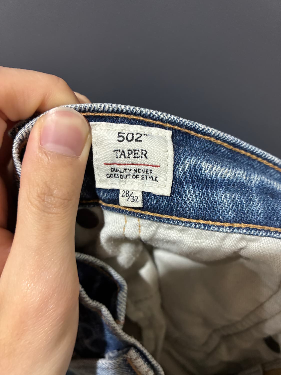 리바이스 Lot502 블루탭 재팬 상품이미지6
