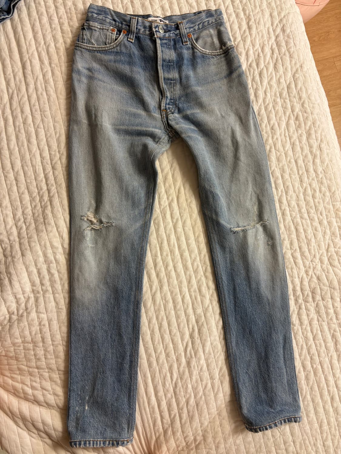 리던 리바이스 하이라이즈 앵클크롭 24 새상품  상품이미지2