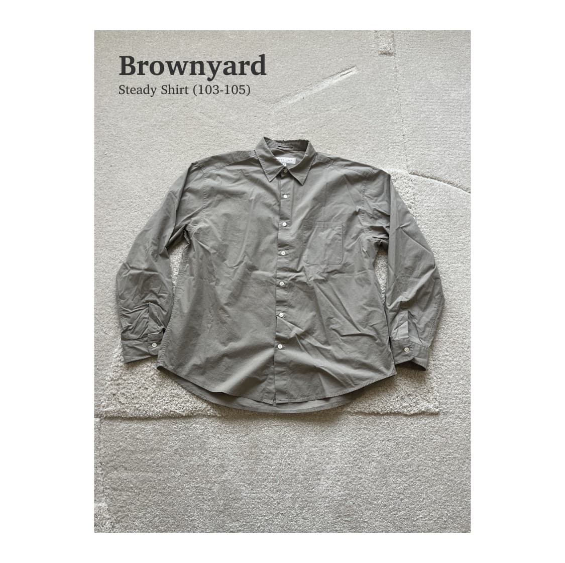 브라운야드 Steady Shirt (103-105) 상품이미지1