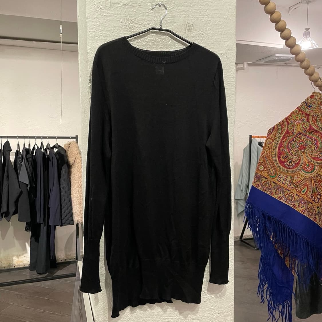 요지야마모토 컷아웃 니트 상품이미지1