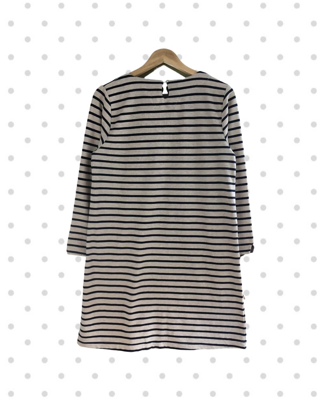 vintage stripe pocket long sleeve dress 상품이미지6