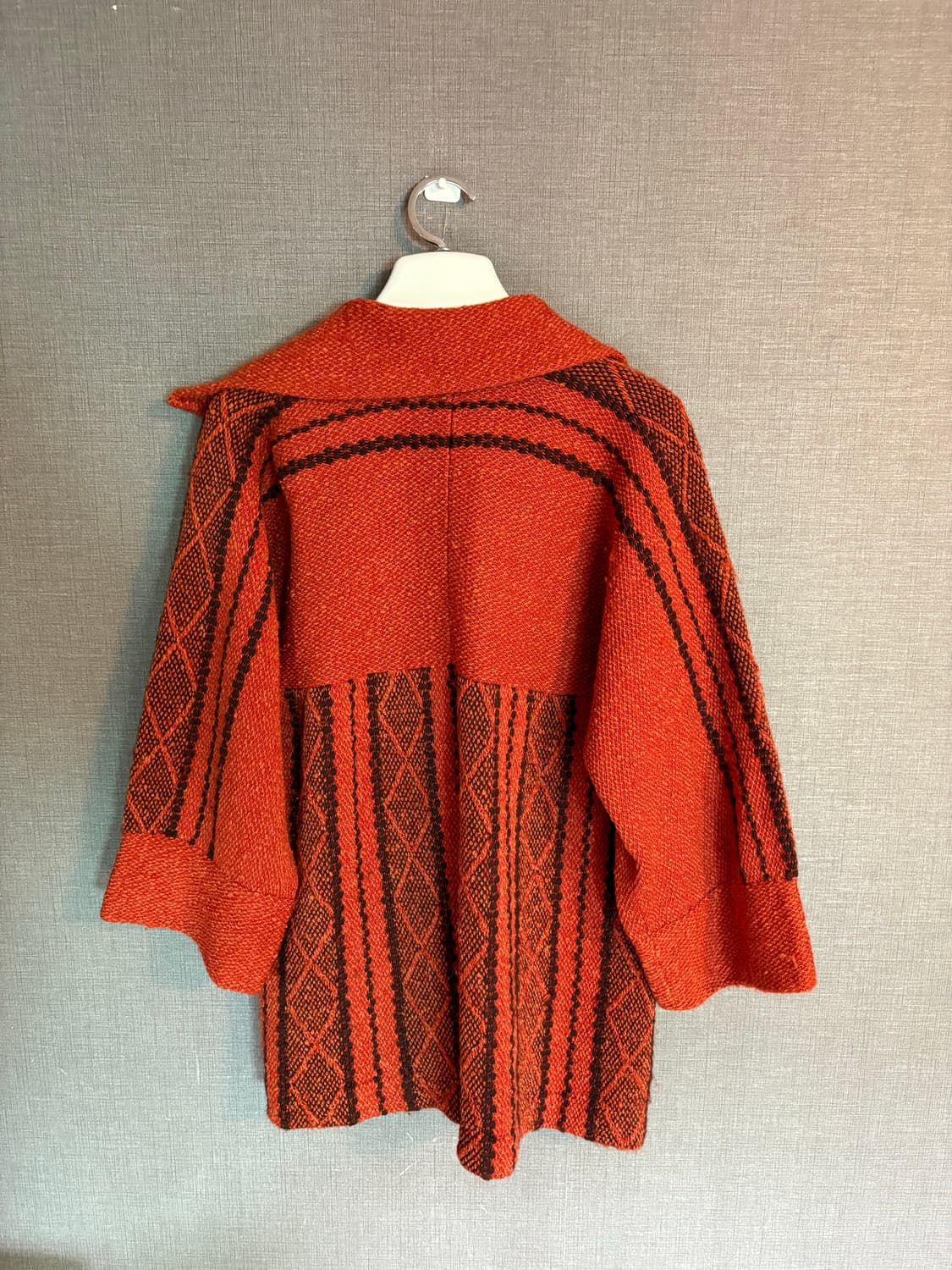 🧶 빈티지 오렌지 니트 자켓 상품이미지3