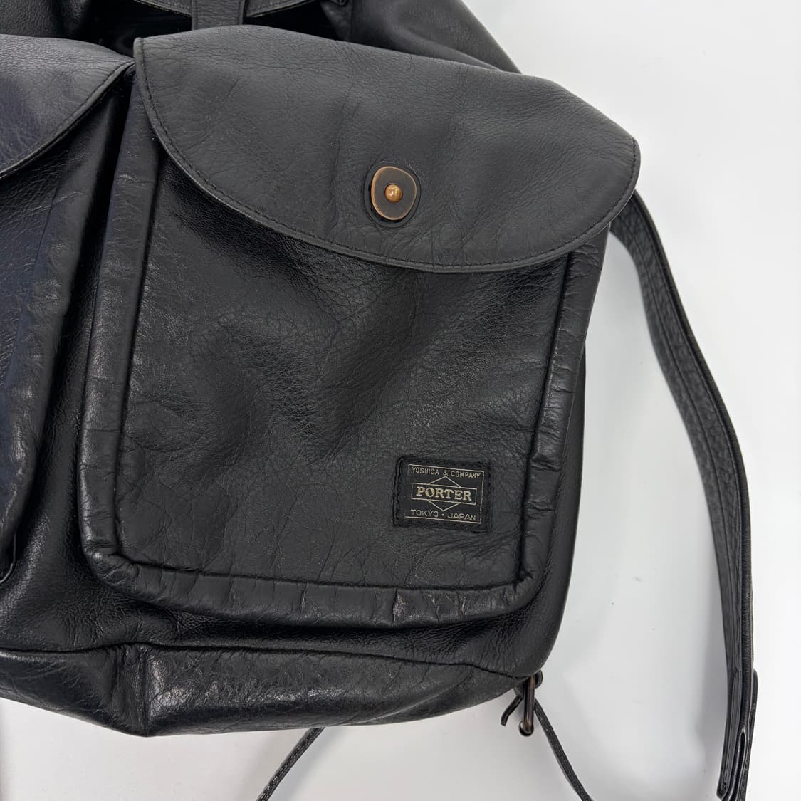 요시다포터 코르티나 레더 럭색 백팩 가방 상품이미지4