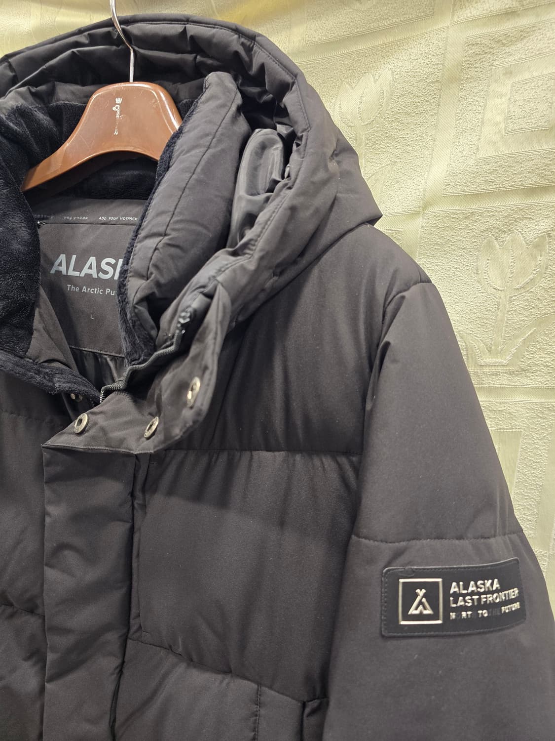 폴햄 알래스카 덕다운 롱패딩 100 블랙 상품이미지3