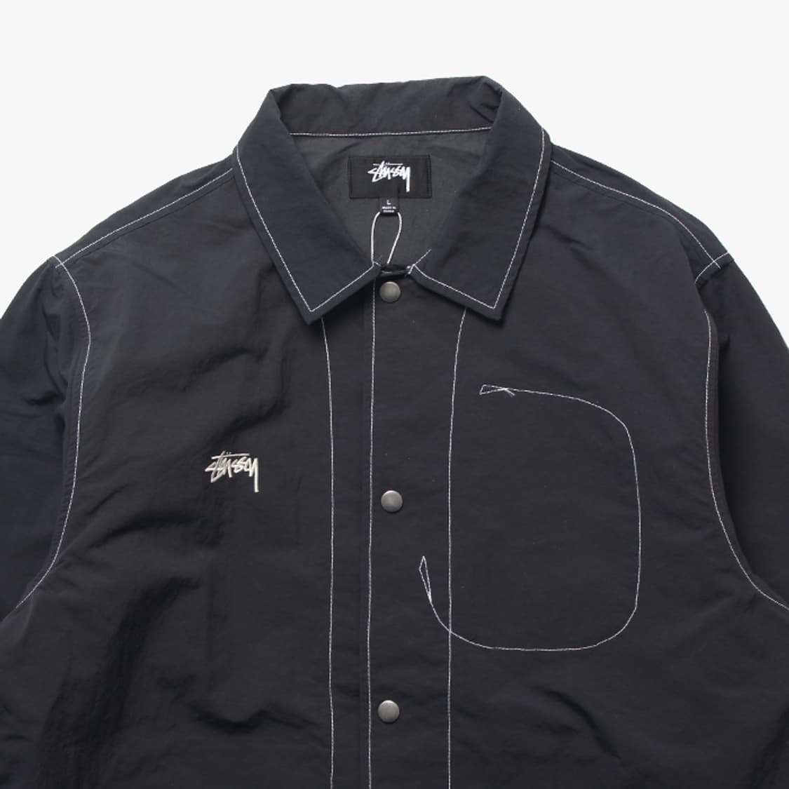  STUSSY "Grey Stitch Jacket" 상품이미지2