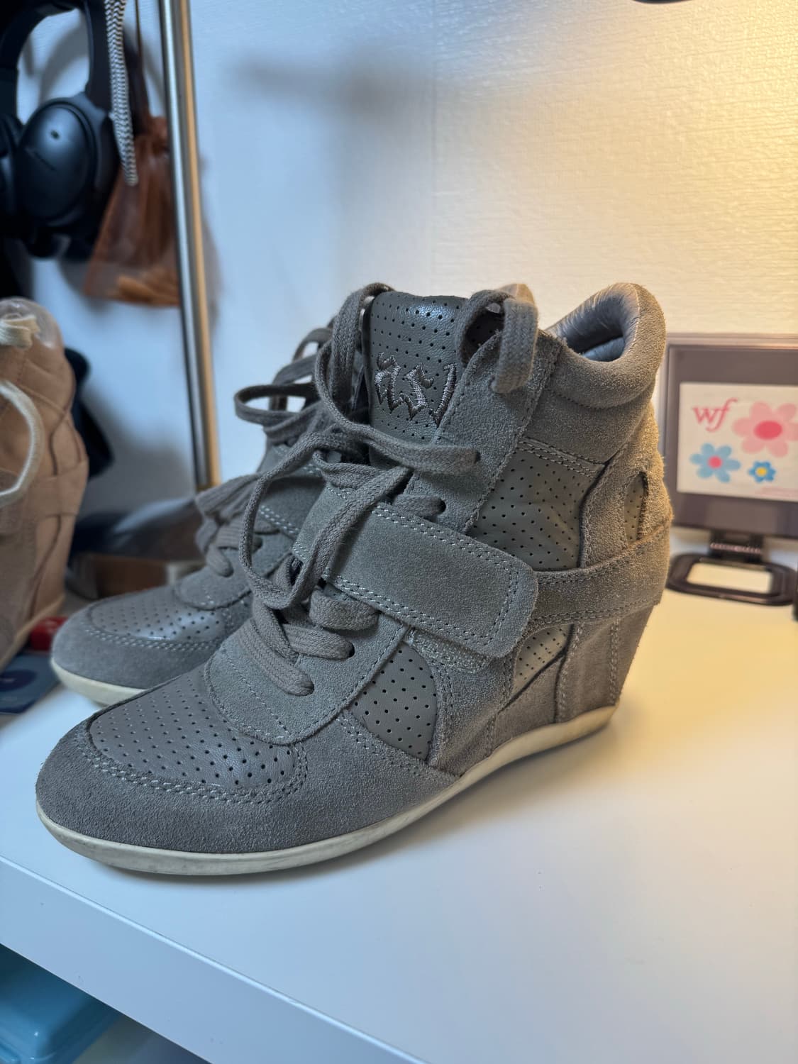 Ash 하이탑 스니커즈 36사이즈 카키 상품이미지1