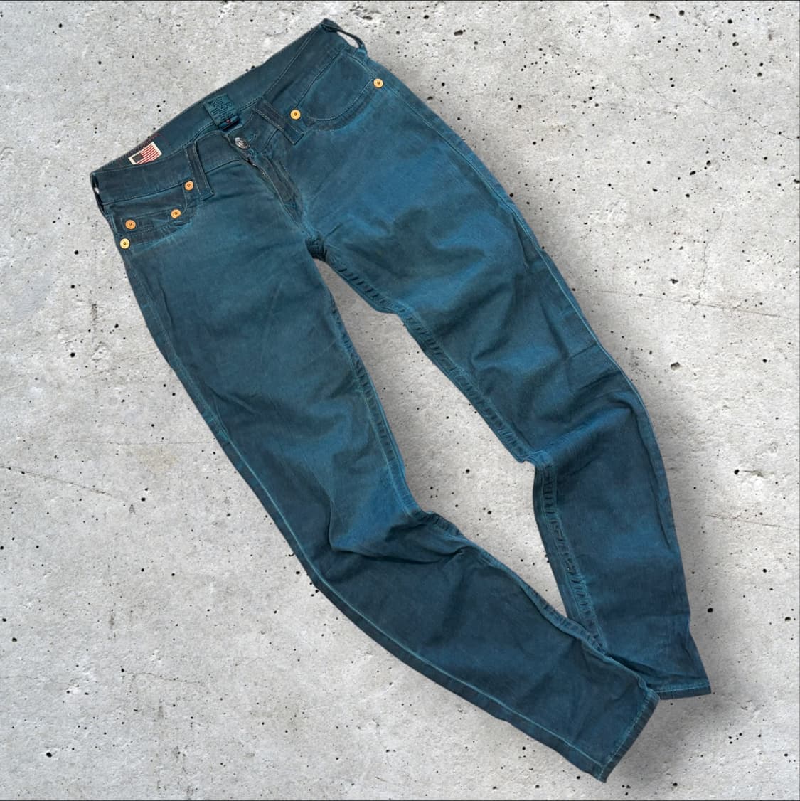 [27] 트루릴리젼 CASEY 워싱 데님 팬츠 청바지 블루 D460 상품이미지2