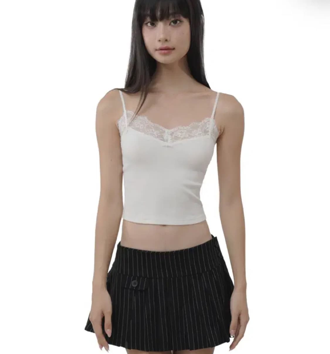 클리시어 크림도넛 슬리브리스 화이트 kleesier 상품이미지2