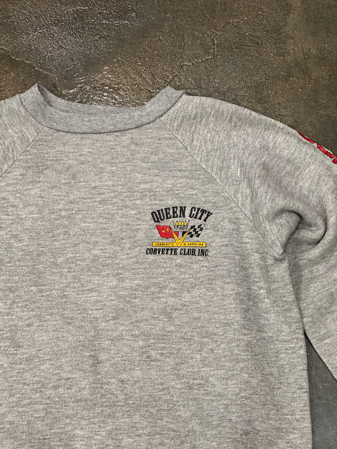 90s vintage printing sweatshirts XS 상품이미지3