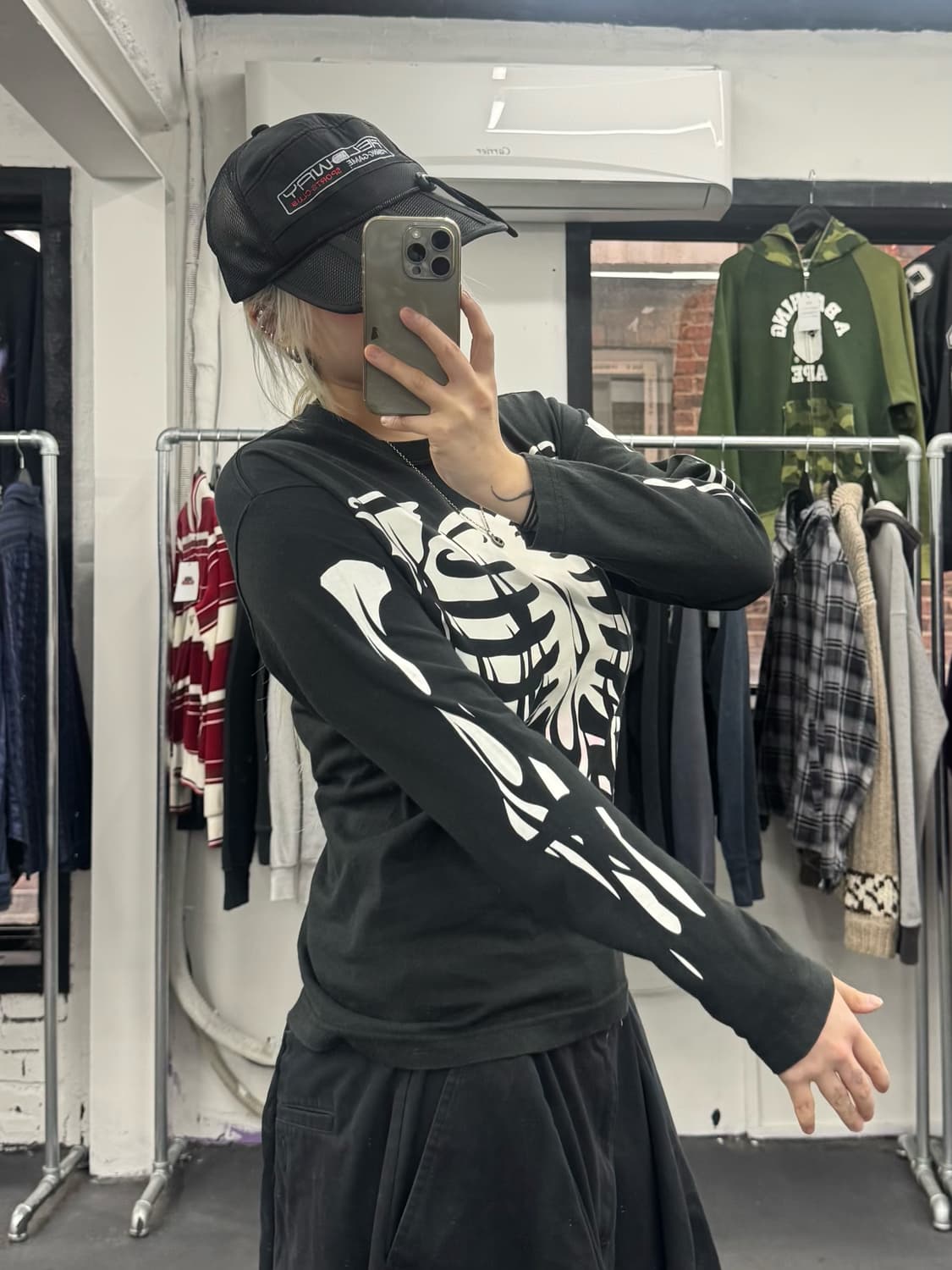 밴슨 레더 플레임 본 롱슬리브 상품이미지4