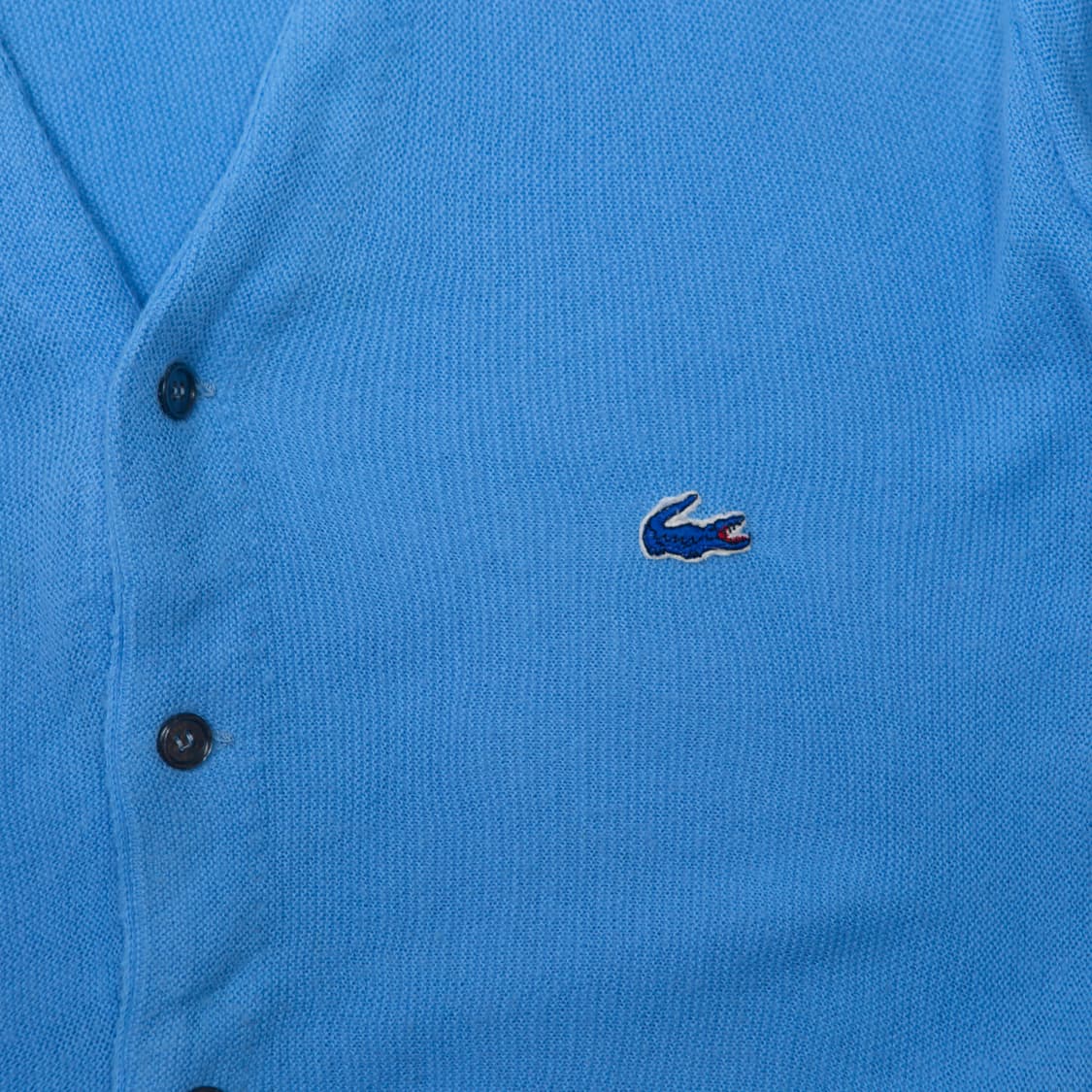 60s IZOD 라코스테 아크릴 가디건 스카이블루 상품이미지3
