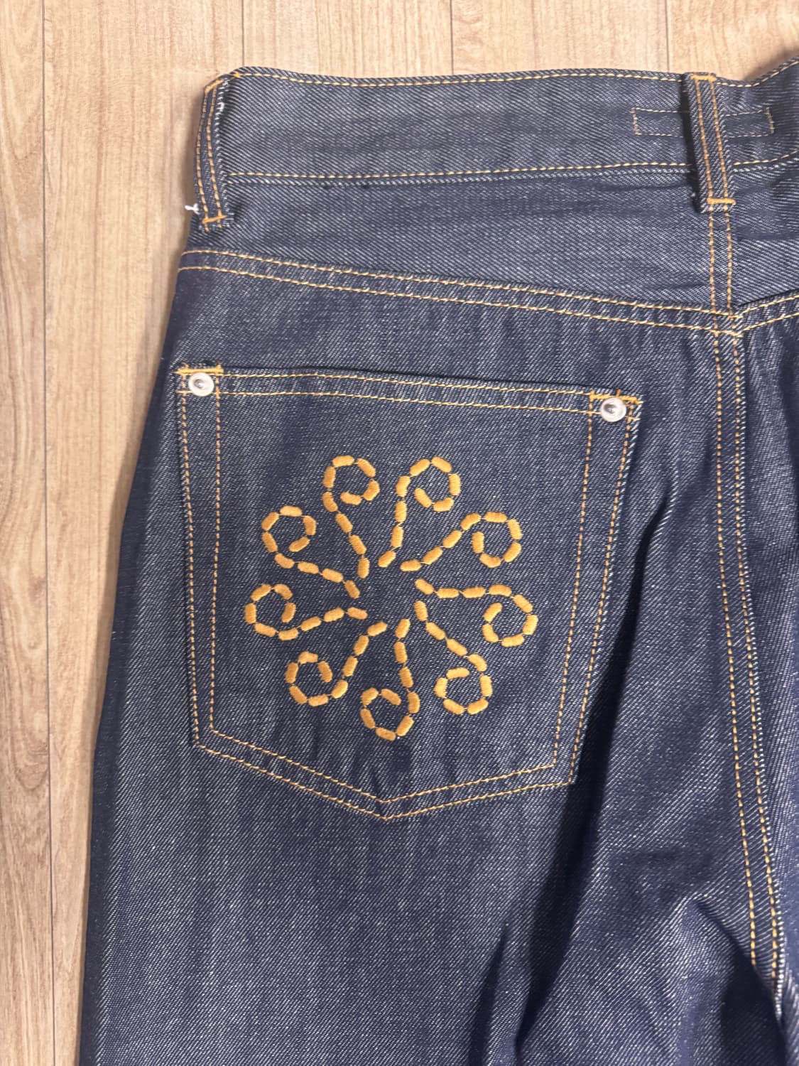 9999아카이브 Linking Wide Denim Pants 1size 상품이미지4
