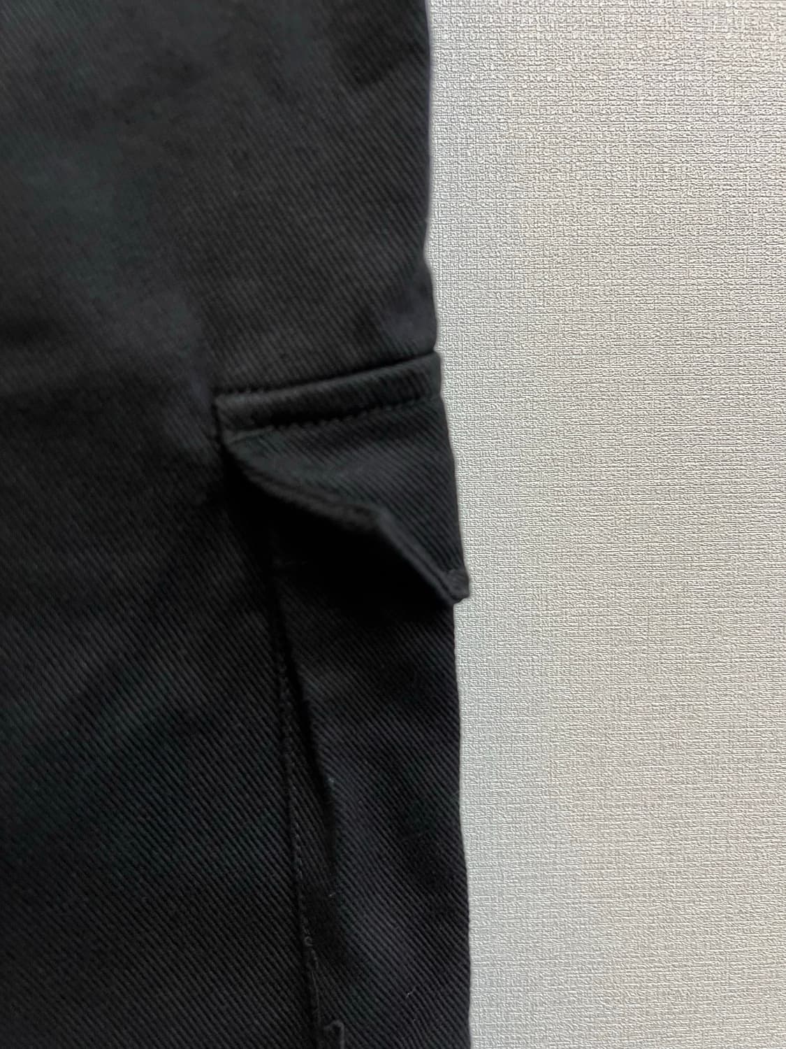 오와이 트위스트 카고 팬츠-블랙 상품이미지4