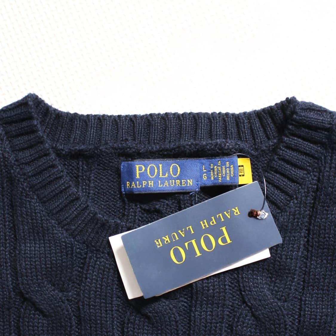 Polo 폴로 랄프로렌 네이비 케이블 니트 상품이미지4