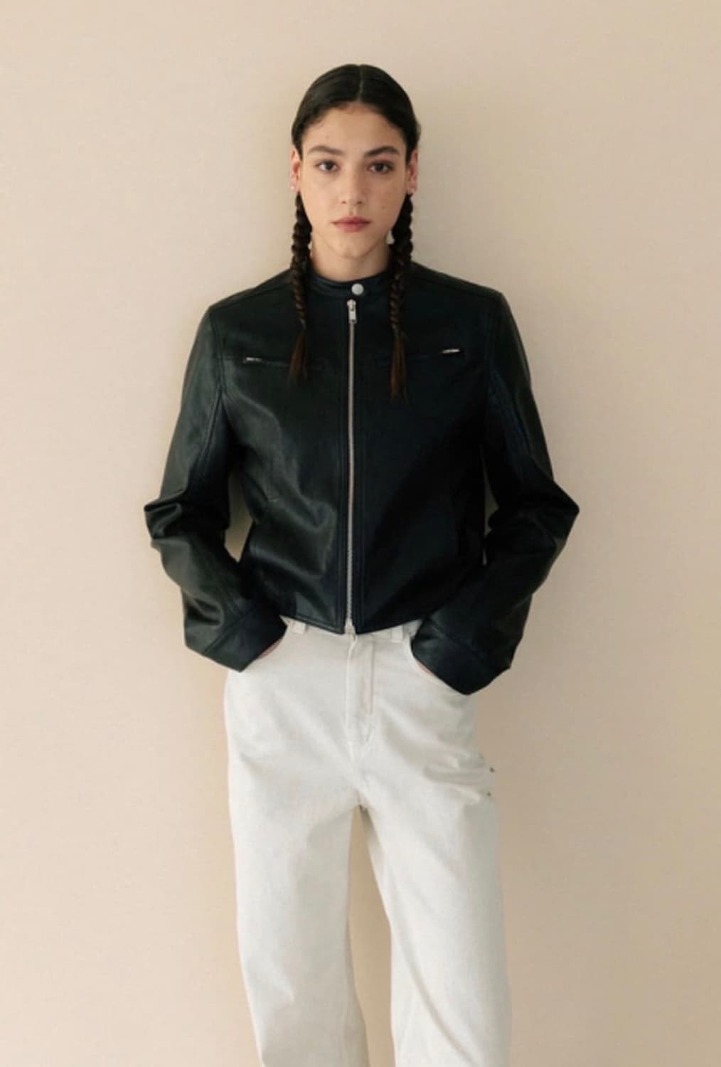 Le 르 페이크레더 바이크 자켓 상품이미지3