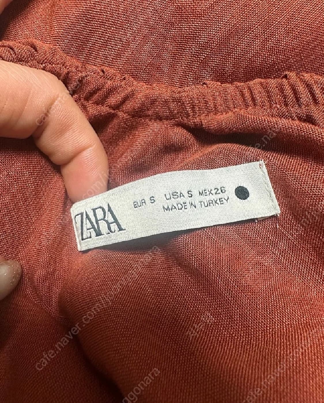 Zara 오프숄드 린넨 롱원피스 상품이미지2