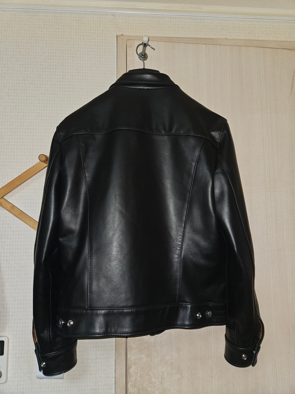 (42) 루이스레더 988 웨스턴 홀스하이드 레더 자켓 블랙 상품이미지2