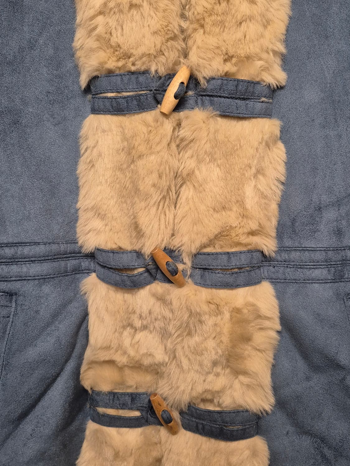 VINTAGE BLUE FUR COAT 상품이미지5