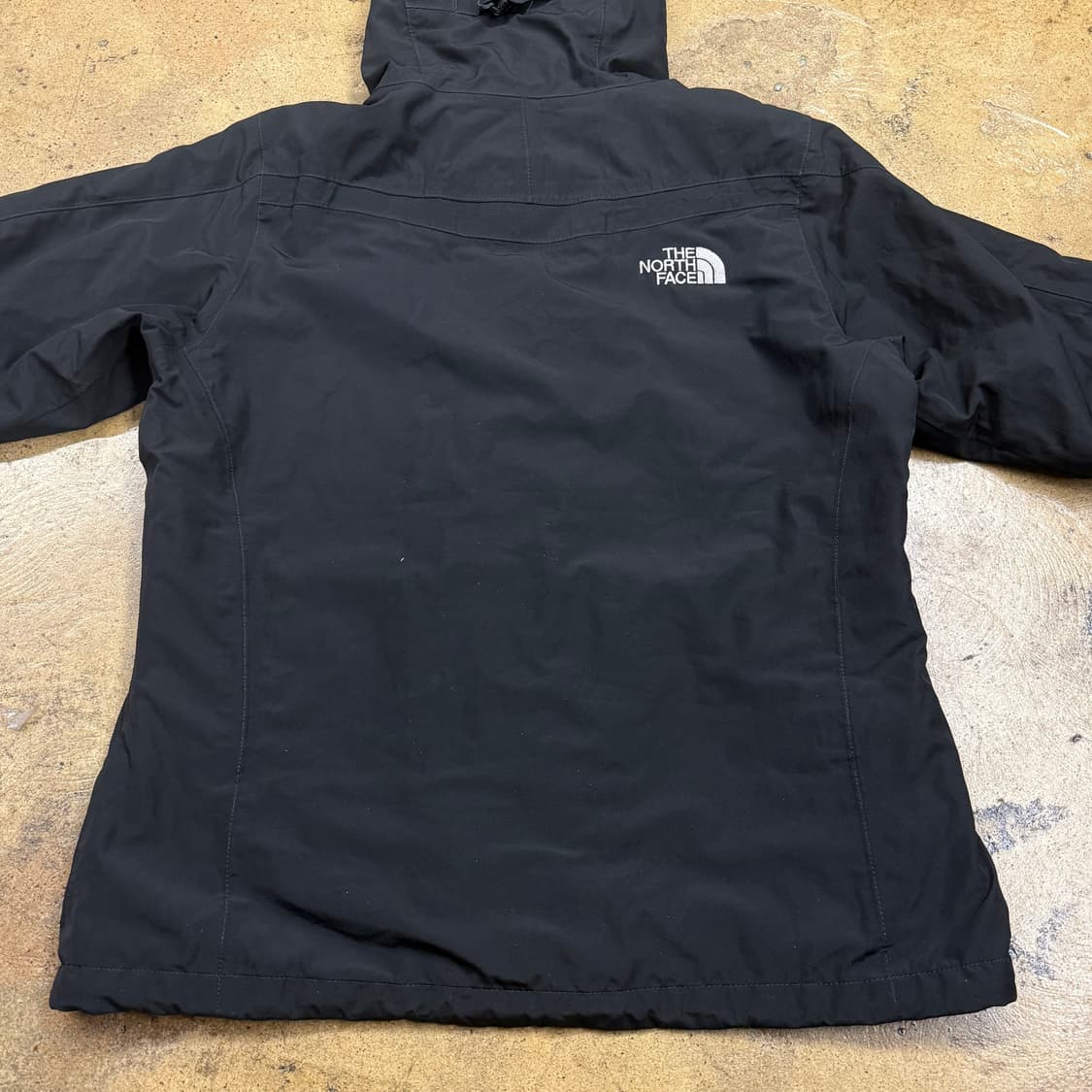 [정품/M] 노스페이스 블랙 후드 바람막이 자켓 b8 상품이미지4
