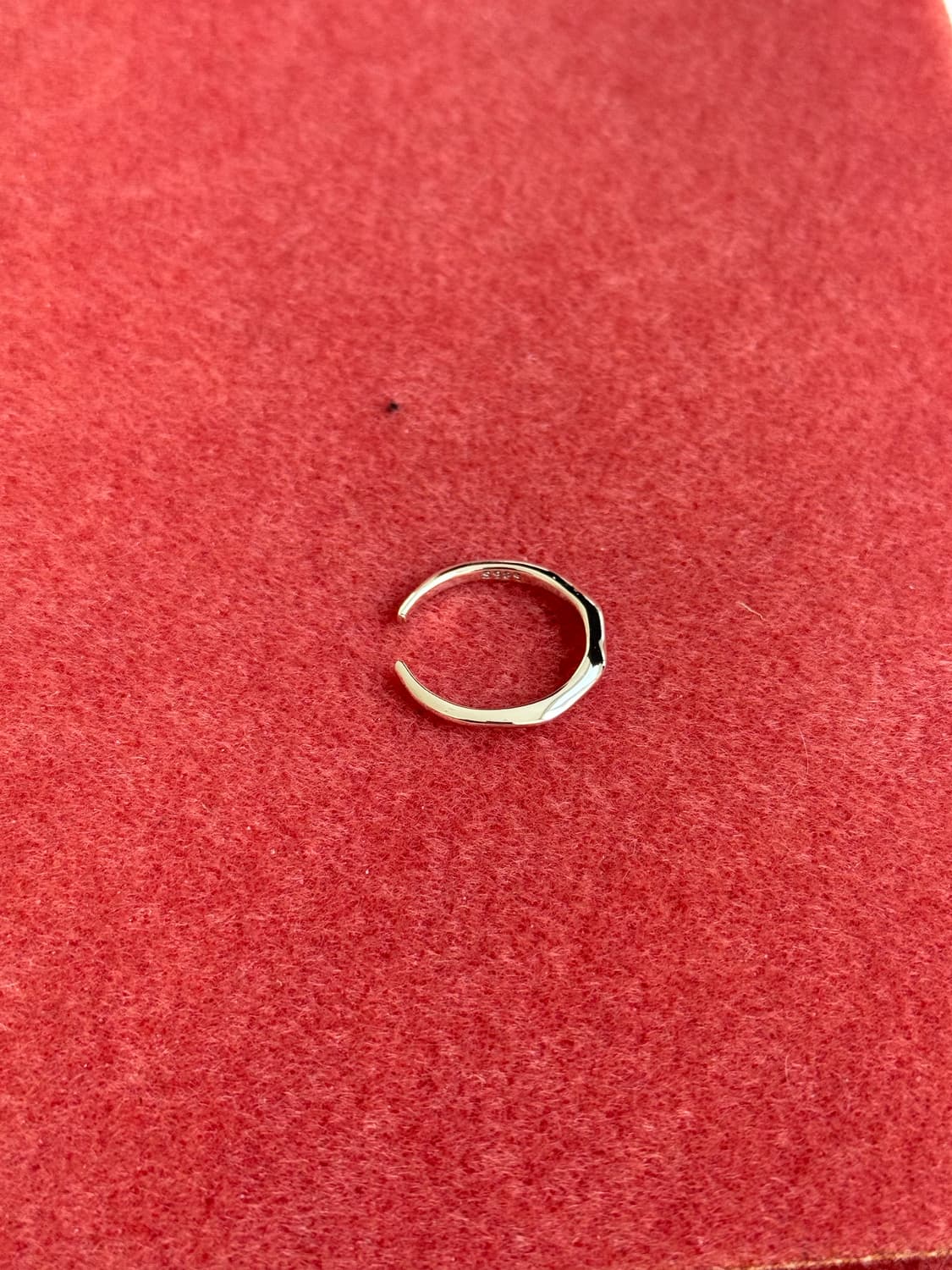 실버925 은반지 프리사이즈 심플반지 상품이미지3