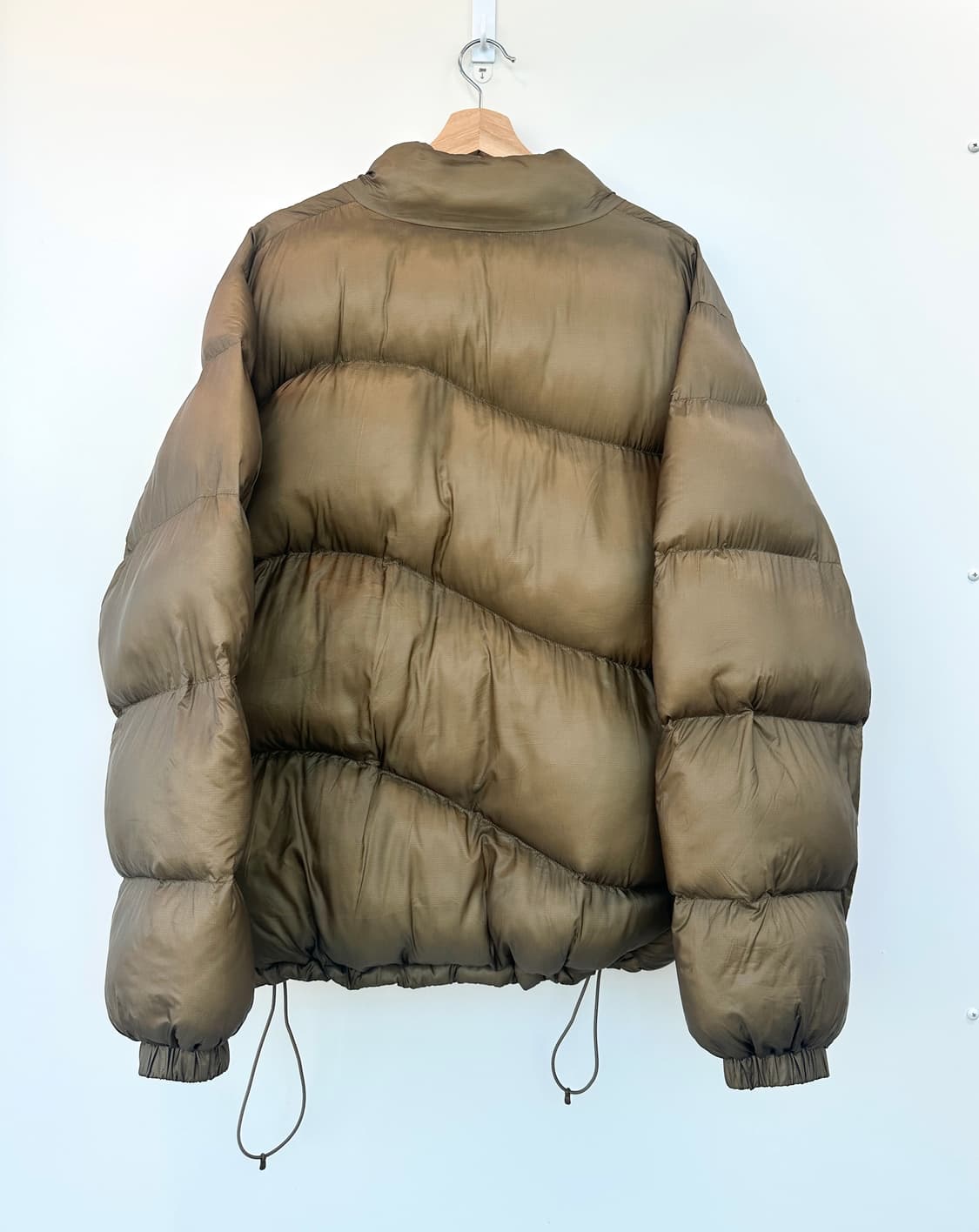 Dime 클래식 립스탑 패딩 재킷 골드 (L, 새상품) 상품이미지3