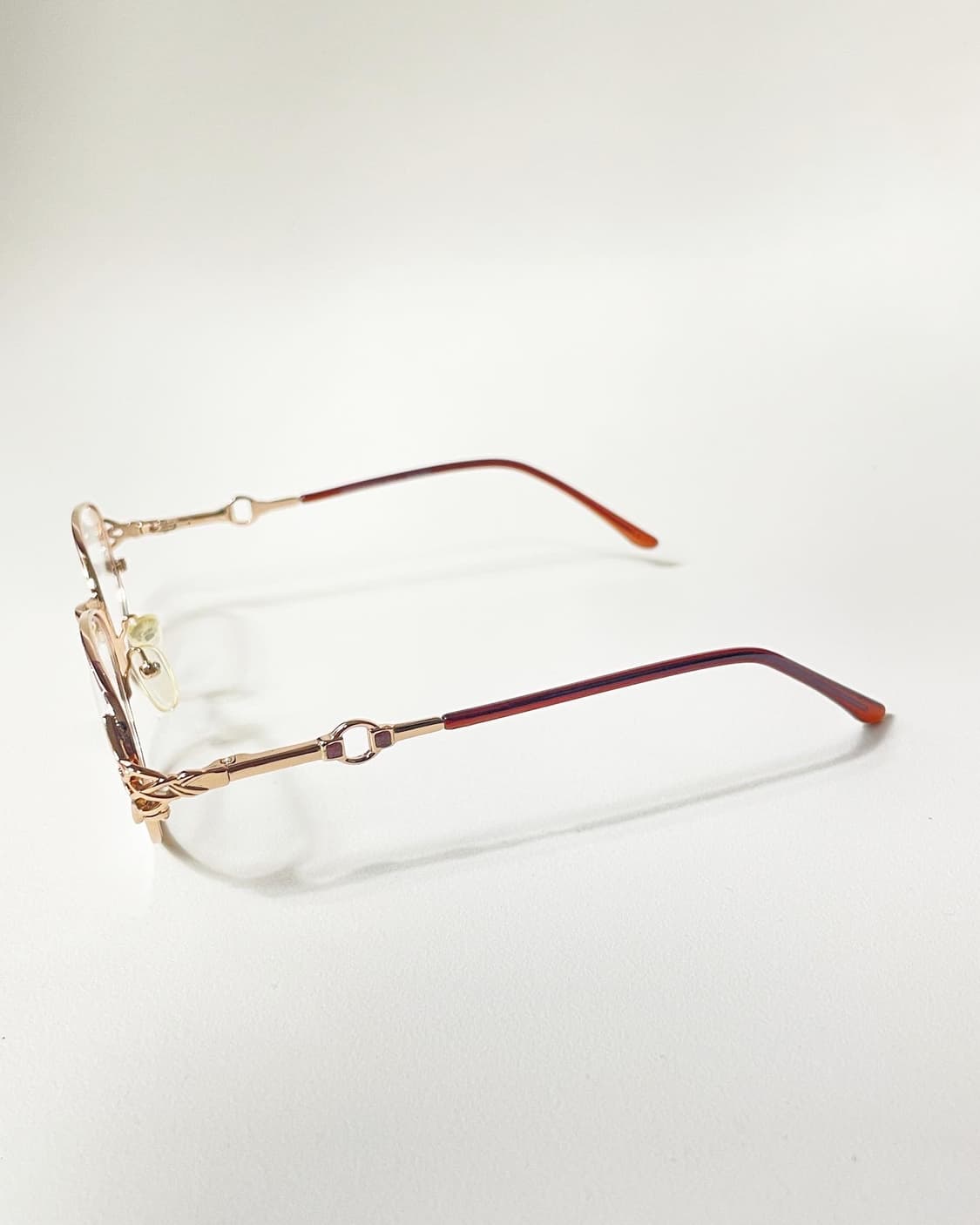 90s Italy Monaroisa 빈티지 라운드 안경 상품이미지4