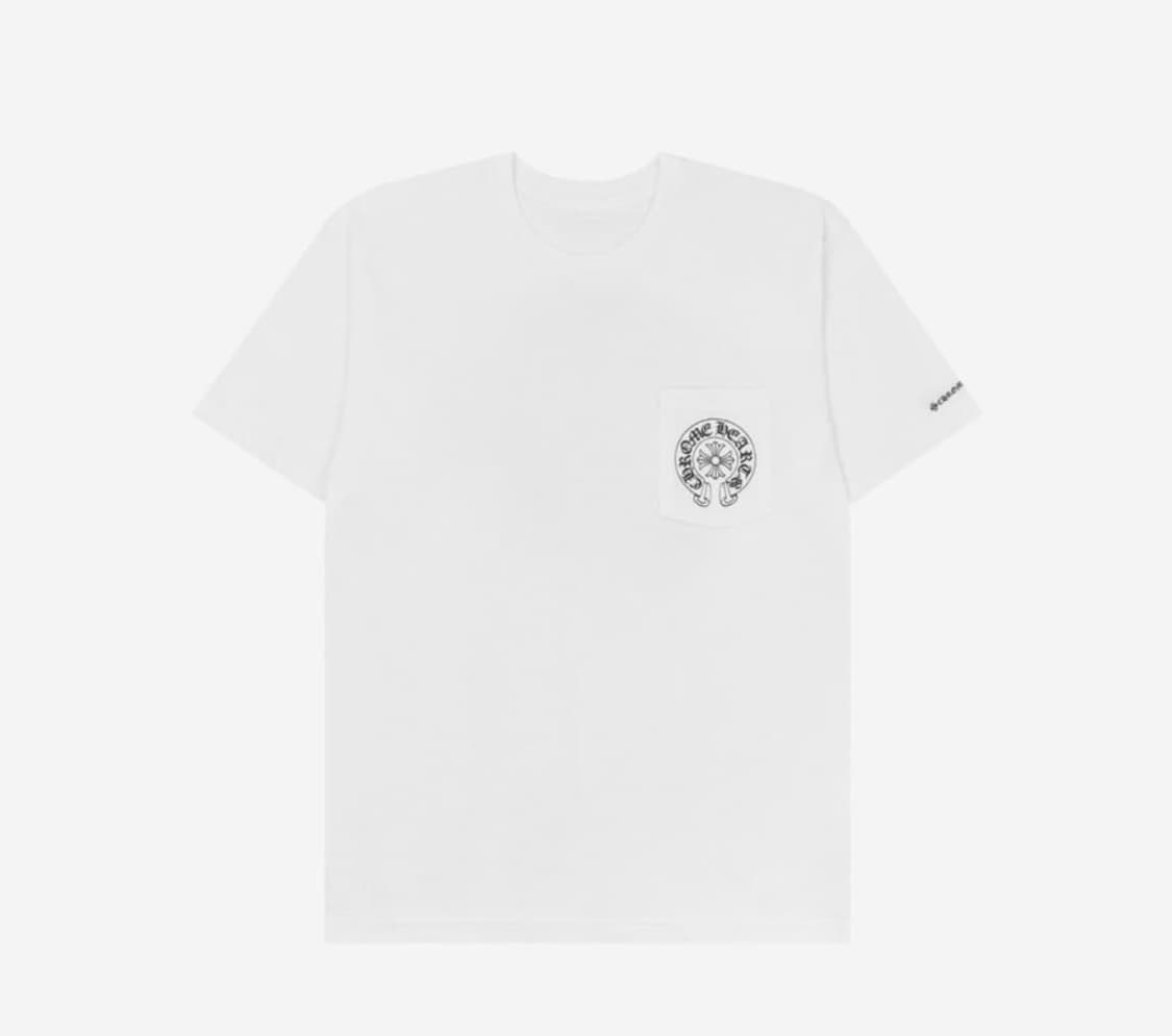 크롬하츠 홀스슈 티셔츠 화이트 상품이미지2