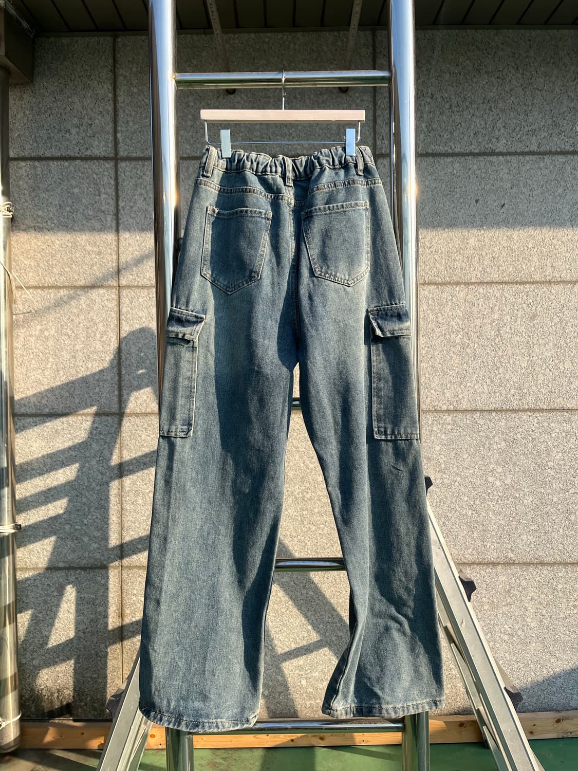 빈티지 데님 포켓 팬츠  상품이미지4