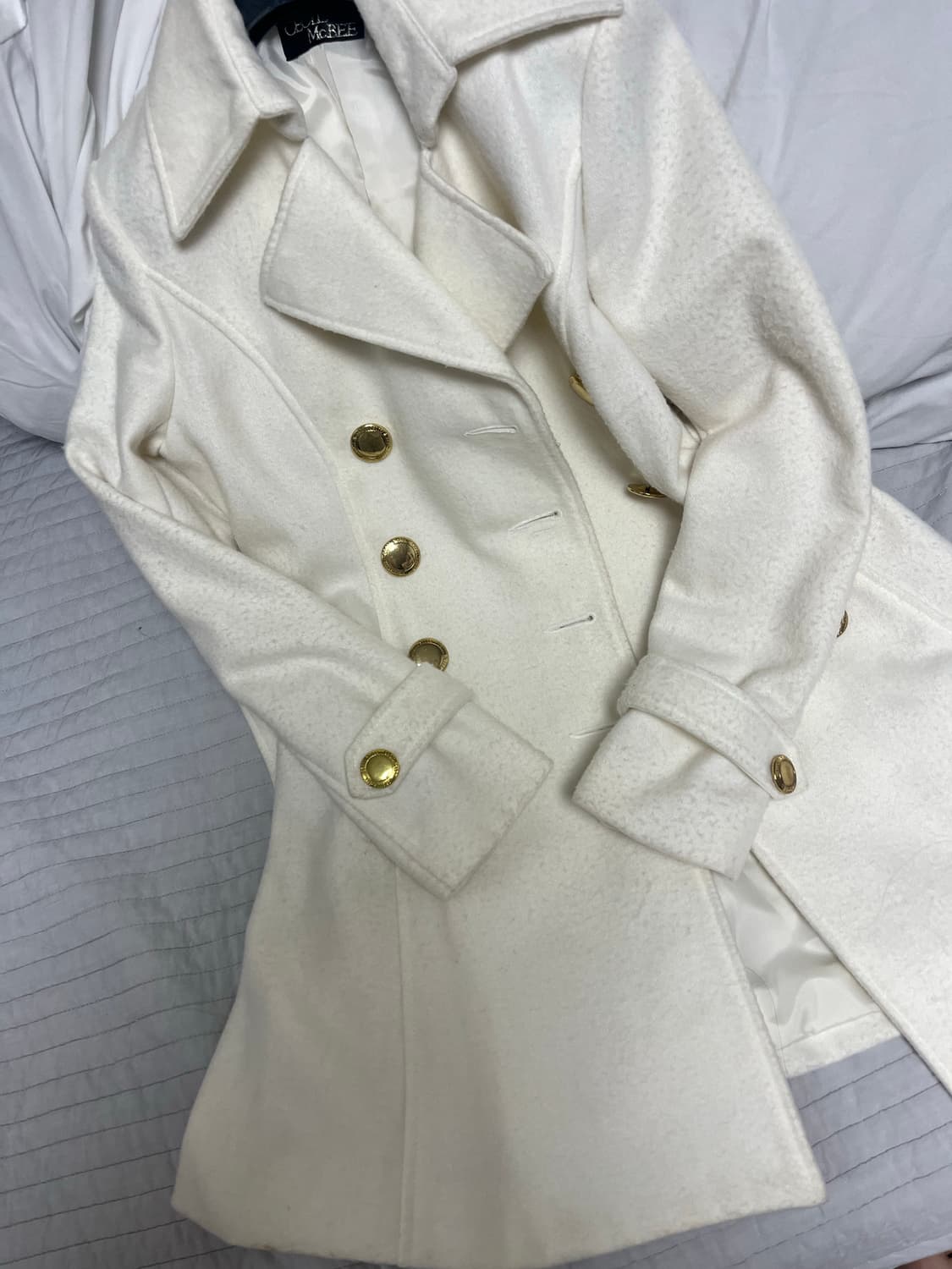 세실맥비 달천깔 히메갸루 화이트 코트 상품이미지2