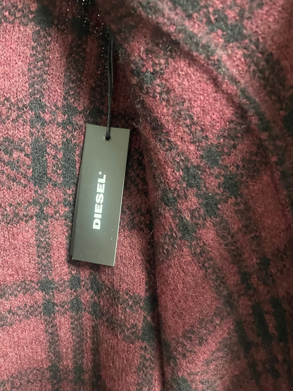 디젤 프린지 머플러 니트코트 상품이미지6