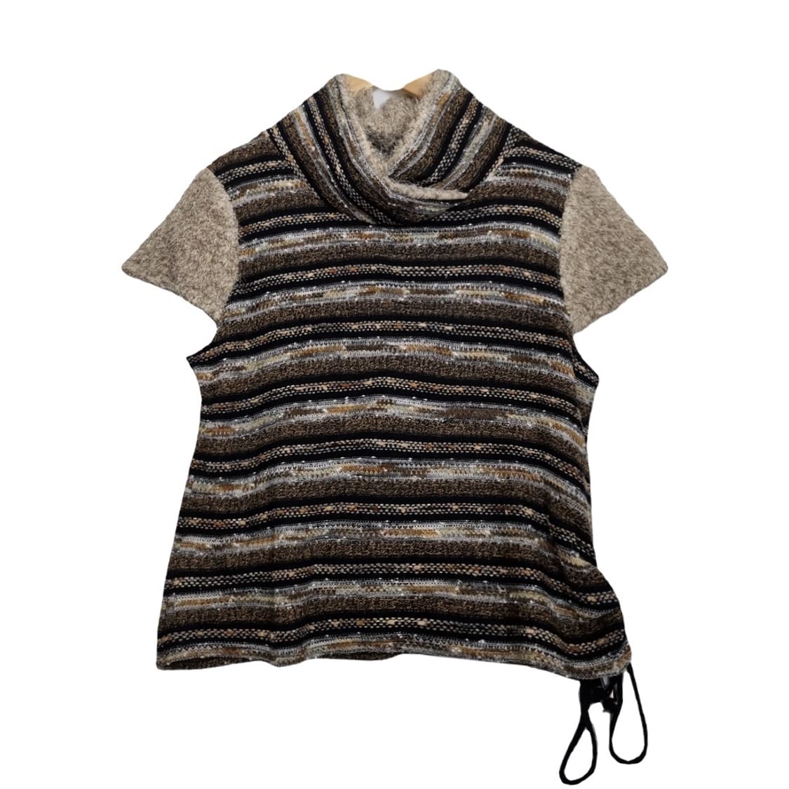 JPN 에스닉 패턴 니트 베스트 탑 상품이미지1