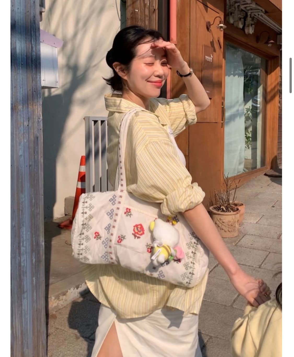 자라 자수 볼링백 (새상품) 스키니피그 상품이미지2