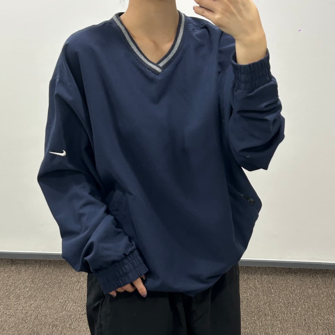 Nike 나이키90‘s 암 스우시 네이비 웜업 상품이미지2