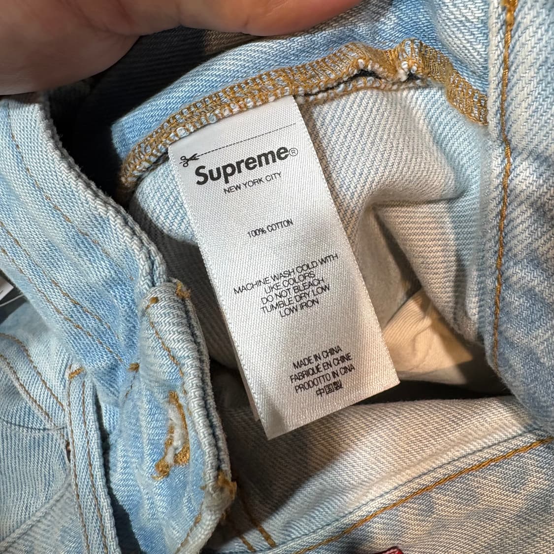 [32] SUPREME 슈프림 데님 버뮤다 팬츠 상품이미지6