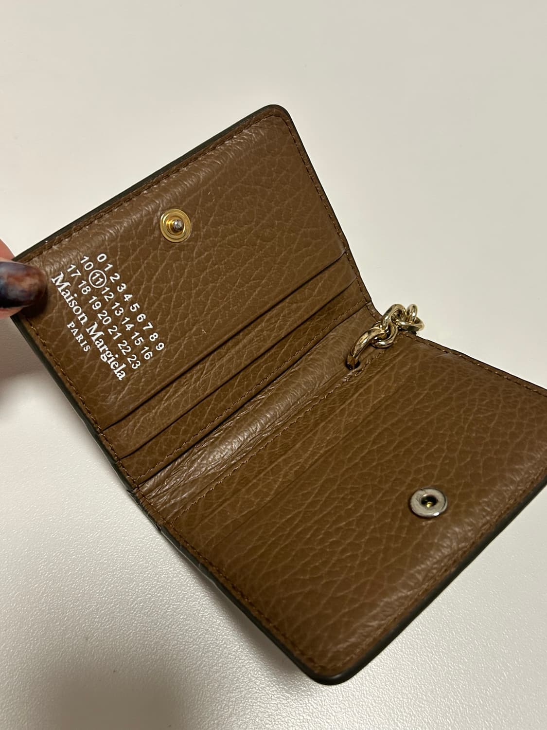 Maison Margiela Keyring Wallet Brown 풀박스 상품이미지3