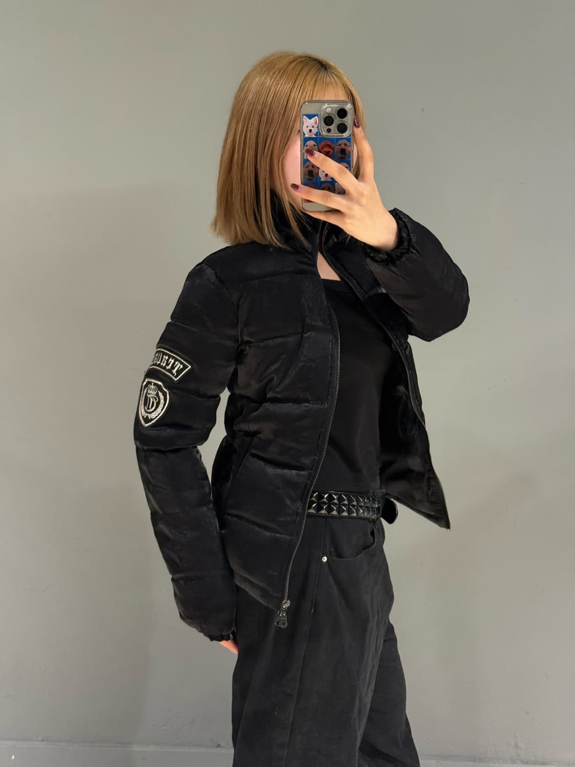 Travas patch point 2-way padding 상품이미지1