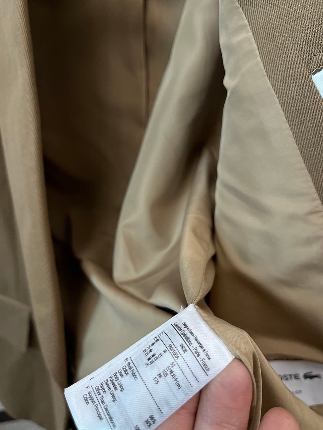 105) 라코스테 신형 더블자켓  상품이미지7