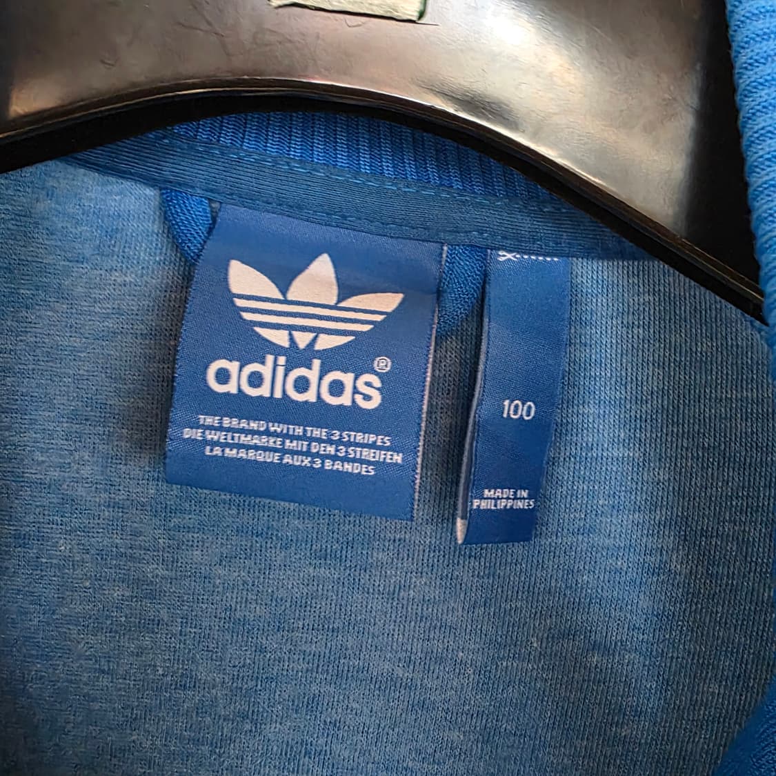 아디다스 삼선 트랙탑 블루 (100) 상품이미지3