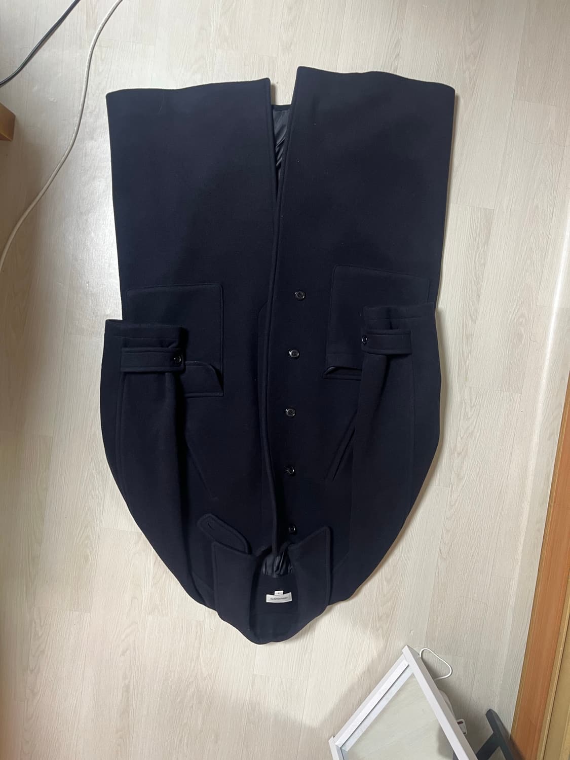 999humanity balmacaan coat navy 999휴머니티 상품이미지2