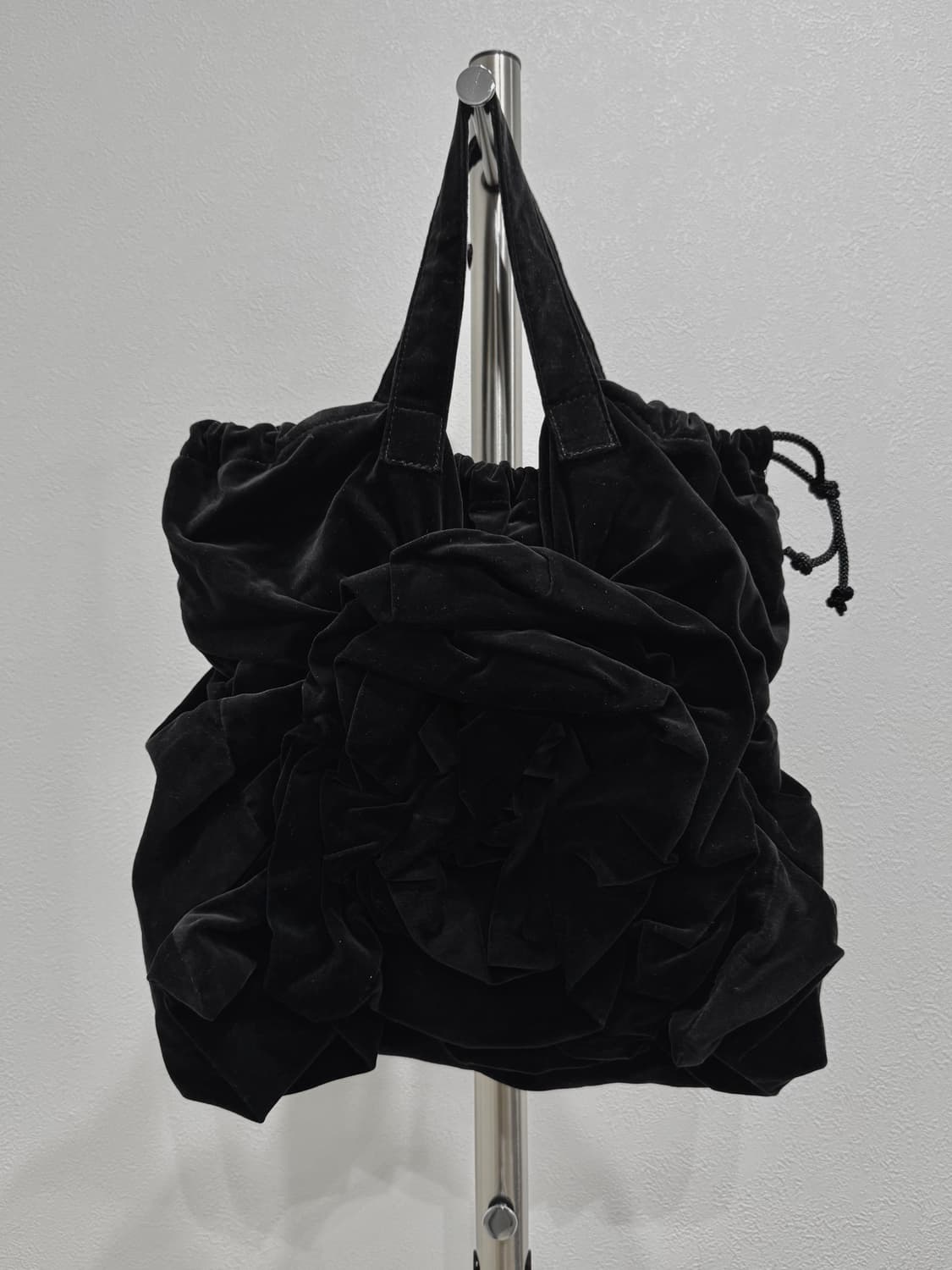 꼼데가르송 벨벳 로즈 토트백 상품이미지2