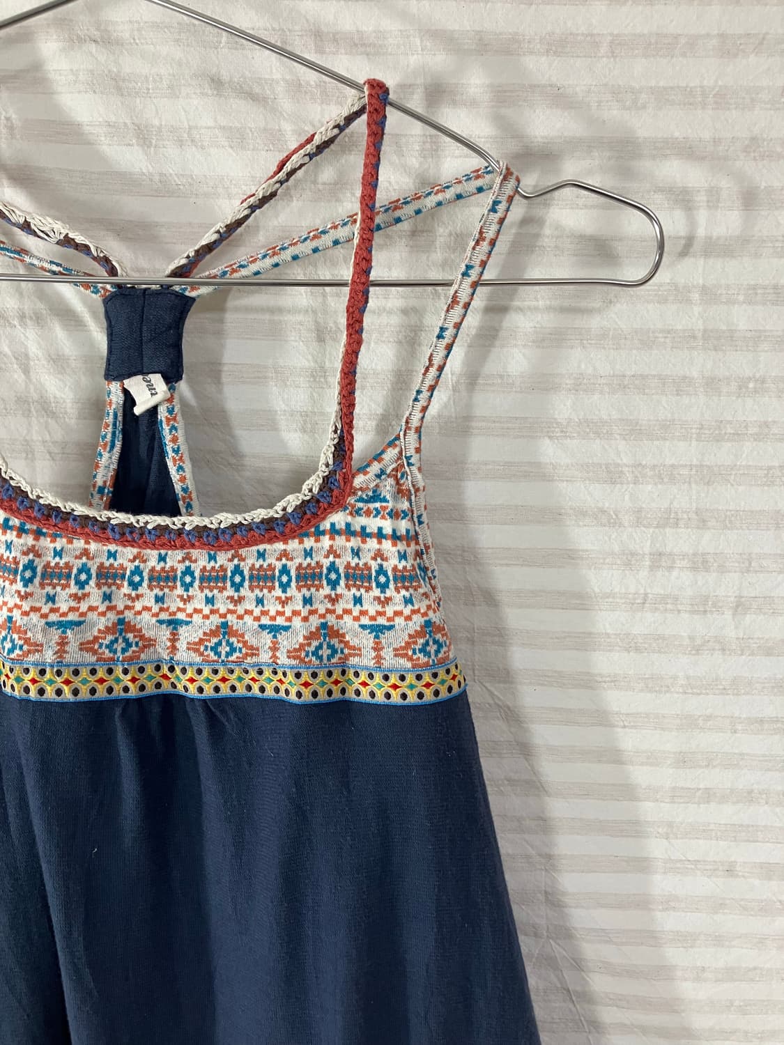 빈티지 하구미 네이비 롱 슬리브리스 1064 모리걸 y2k 스트릿 갸루  상품이미지3