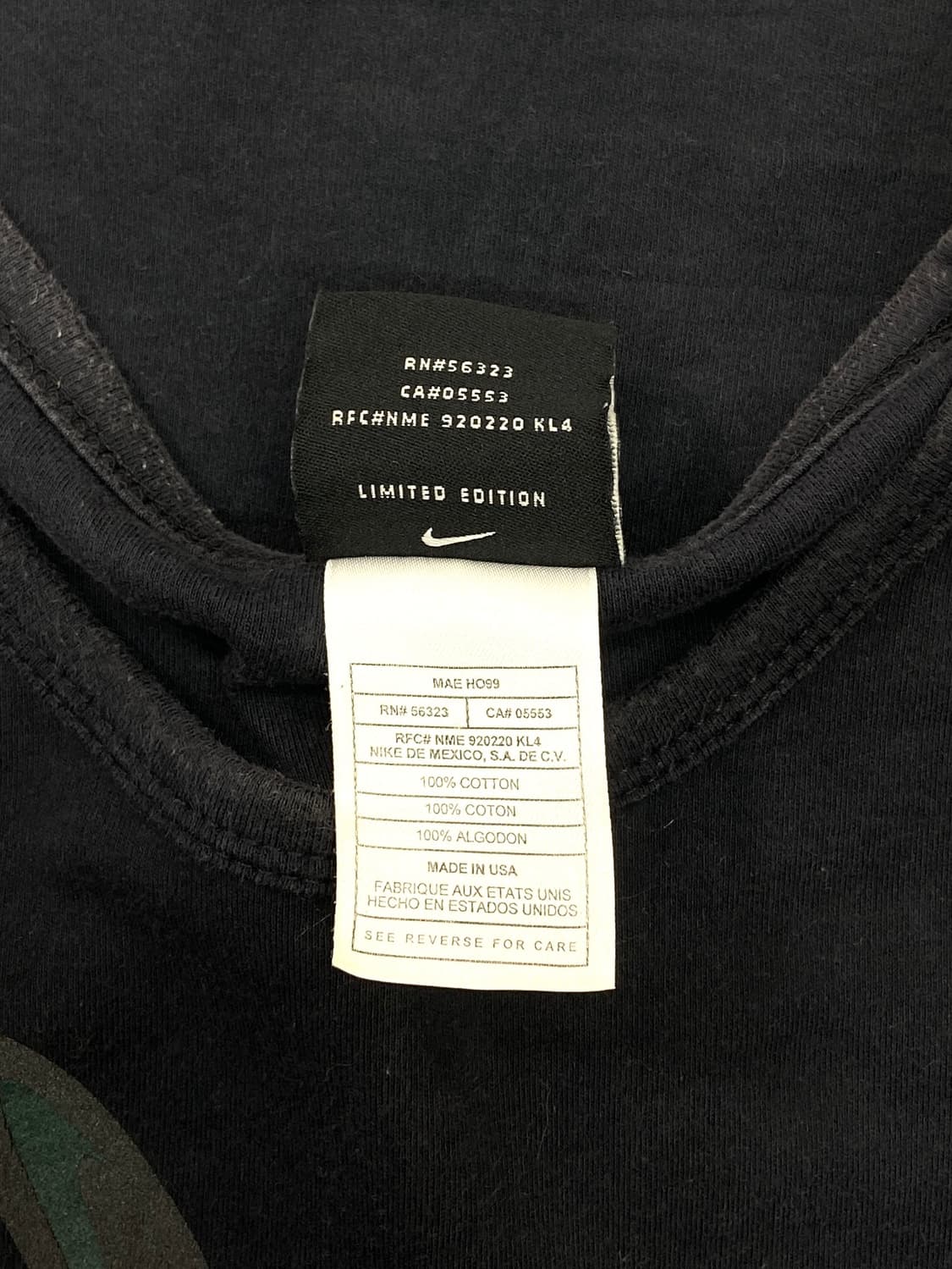 나이키 00s USA 세미크롭 롱슬리브  상품이미지8