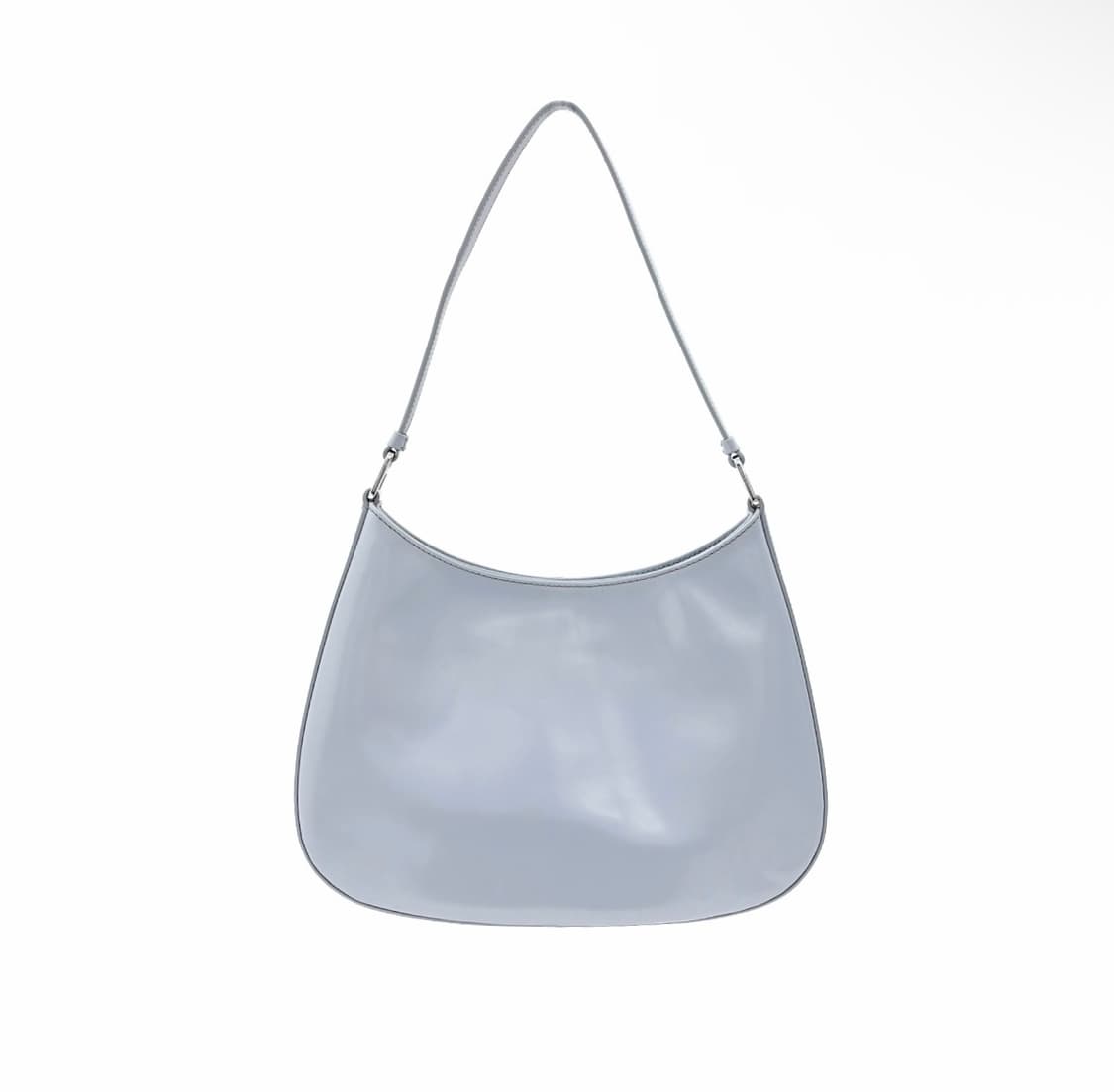 [OS] 프라다 여성 클레오 브러시드 가죽 레더 숄더백 그레이 상품이미지2