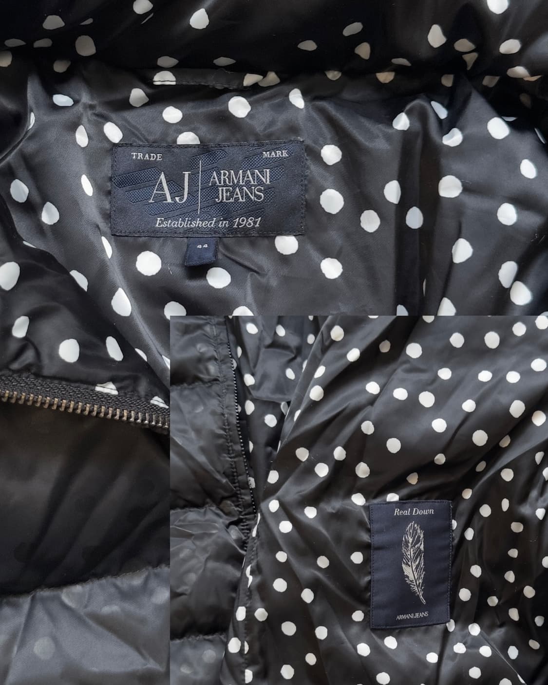 [Armani Jeans] Dot Real Down Jacket 상품이미지8