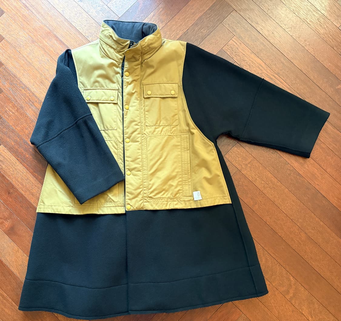 re;code A라인 모직 코트 상품이미지1