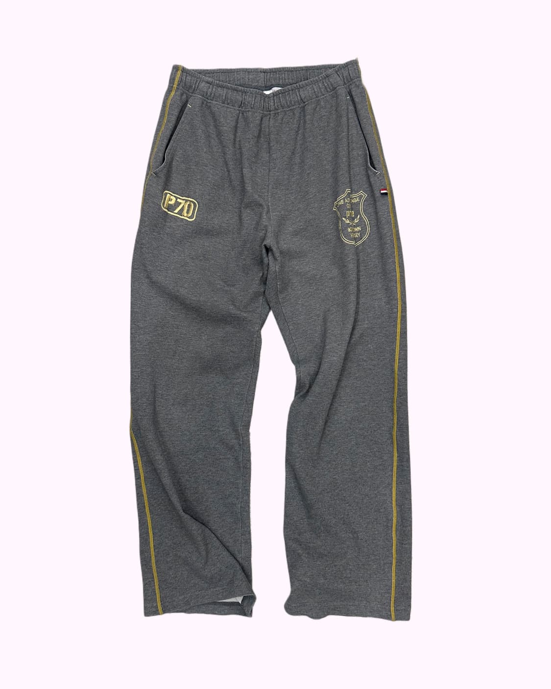 charcoal embroidery sweat pants 상품이미지1