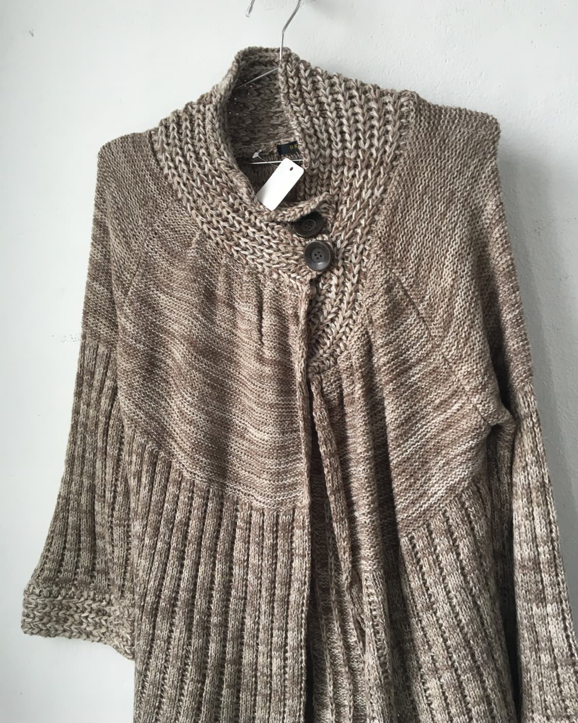 pattern mixed knit cardigan 상품이미지5