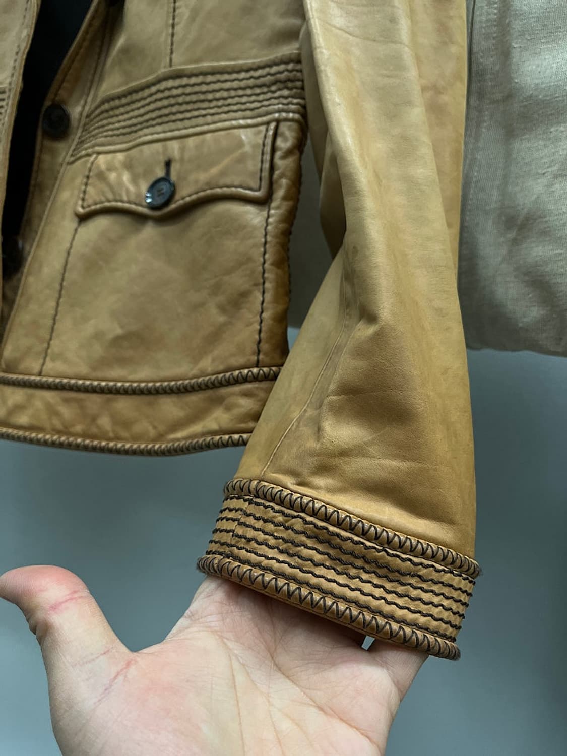 여) 구찌 컬랙션 웨스턴 레더자켓  상품이미지7